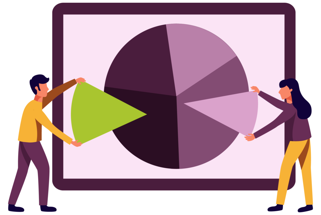 Strategic planning process illustration